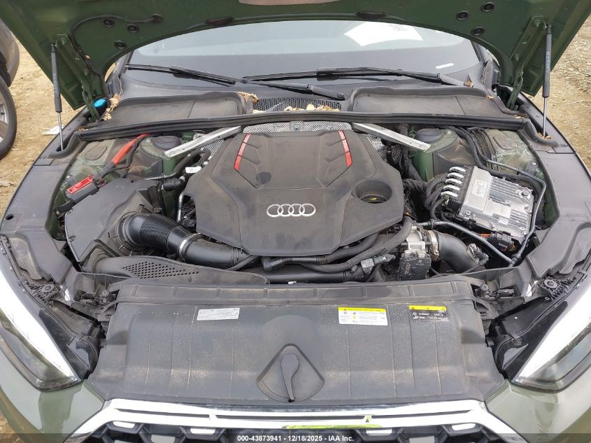 2022 Audi S5 Sportback Premium Plus Tfsi Quattro Tiptronic VIN: WAUC4CF55NA011807 Lot: 43873941