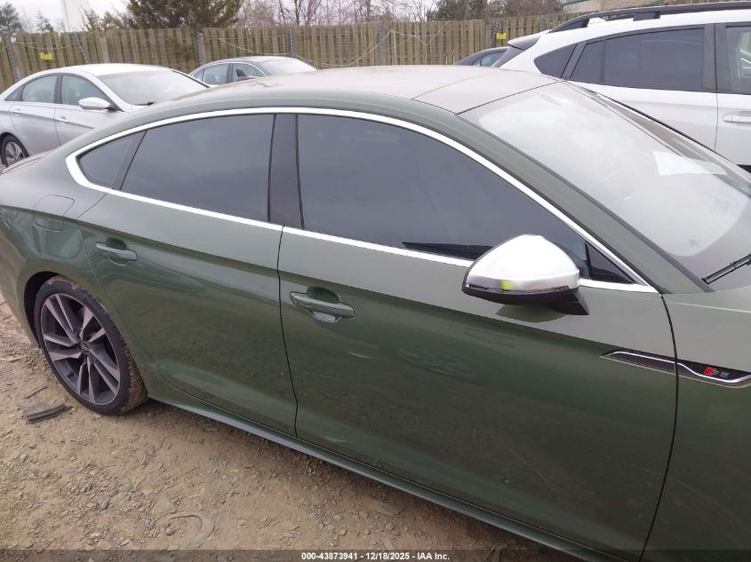 2022 Audi S5 Sportback Premium Plus Tfsi Quattro Tiptronic VIN: WAUC4CF55NA011807 Lot: 43873941