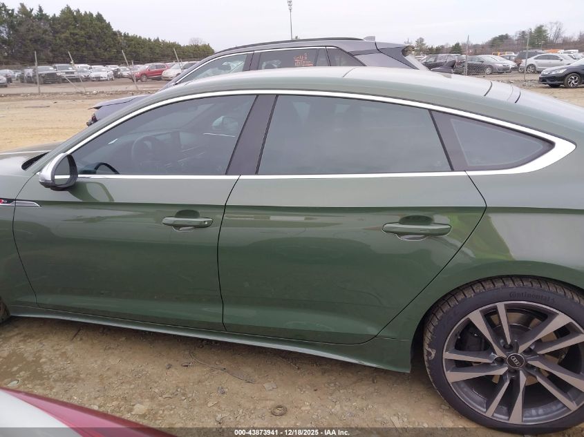 2022 Audi S5 Sportback Premium Plus Tfsi Quattro Tiptronic VIN: WAUC4CF55NA011807 Lot: 43873941