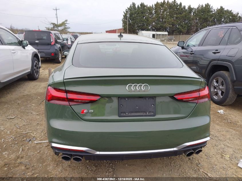 2022 Audi S5 Sportback Premium Plus Tfsi Quattro Tiptronic VIN: WAUC4CF55NA011807 Lot: 43873941