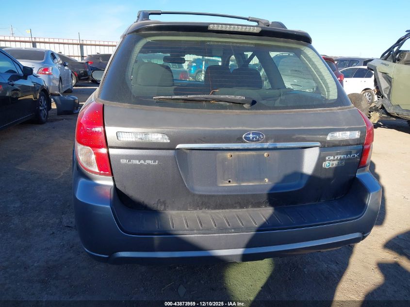 2009 Subaru Outback 2.5I VIN: 4S4BP61C697315188 Lot: 43873959