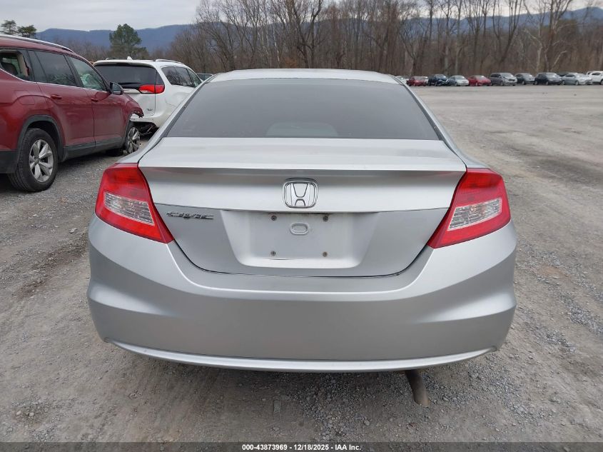 2012 Honda Civic Lx VIN: 2HGFG3B52CH545537 Lot: 43873969