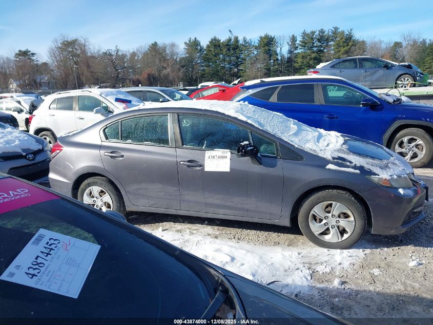 2015 Honda Civic Lx VIN: 19XFB2F5XFE057521 Lot: 43874000