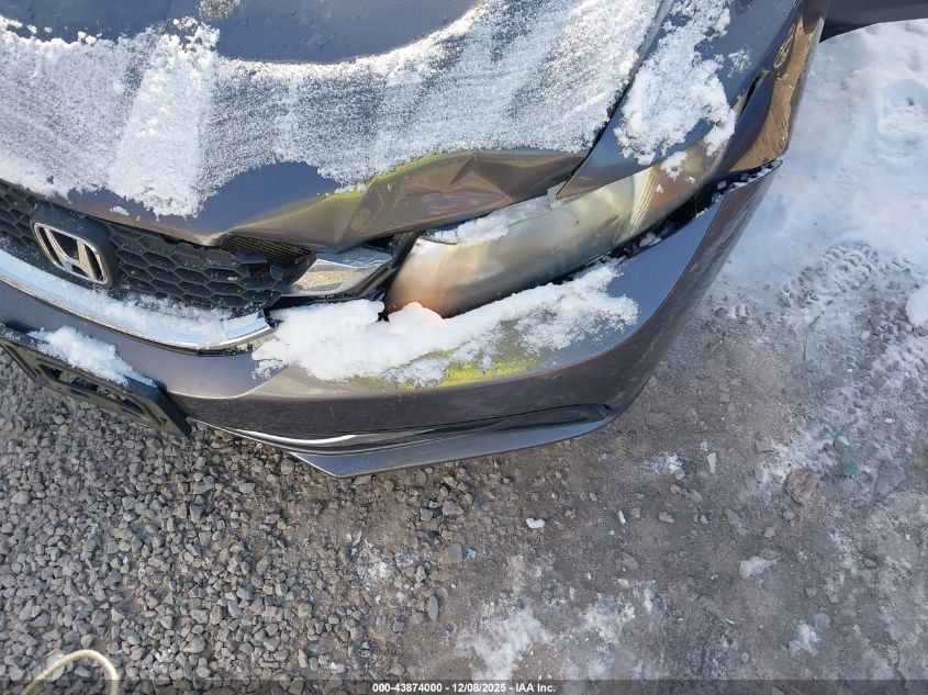 2015 Honda Civic Lx VIN: 19XFB2F5XFE057521 Lot: 43874000