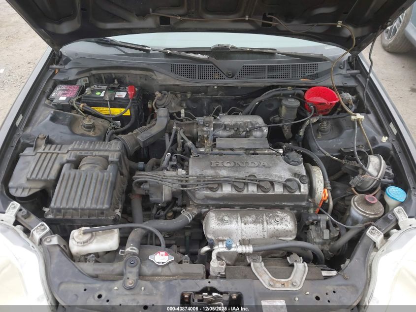 2000 Honda Civic Ex VIN: 1HGEJ8249YL019417 Lot: 43874006