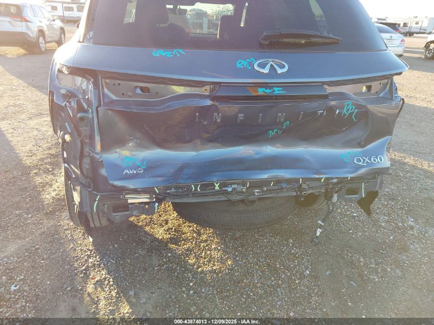 2025 Infiniti Qx60 Autograph Awd VIN: 5N1AL1HU0SC349214 Lot: 43874013
