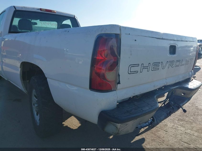 2005 Chevrolet Silverado 1500 Work Truck VIN: 1GCEC14VX5Z157353 Lot: 43874027