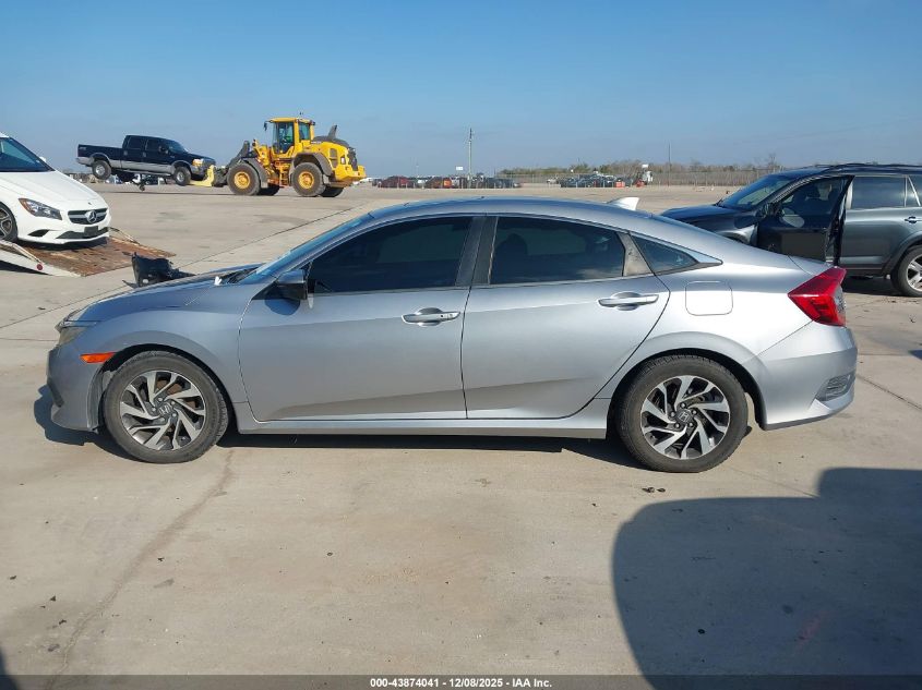 2017 Honda Civic Ex VIN: 19XFC2F74HE052252 Lot: 43874041