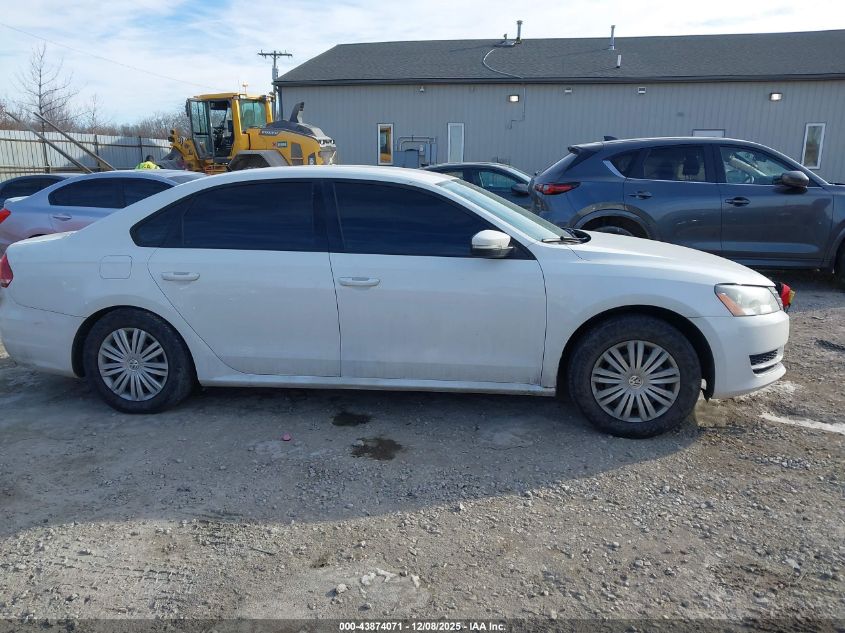 2014 Volkswagen Passat 1.8T S VIN: 1VWAT7A36EC086642 Lot: 43874071