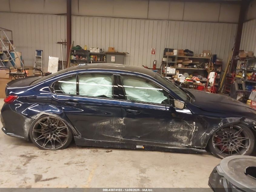 2025 BMW M3 Competition xDrive VIN: WBS33HJ0XSFU58896 Lot: 43874103
