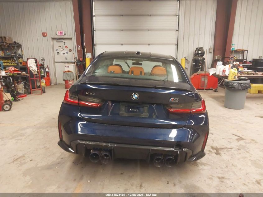 2025 BMW M3 Competition xDrive VIN: WBS33HJ0XSFU58896 Lot: 43874103