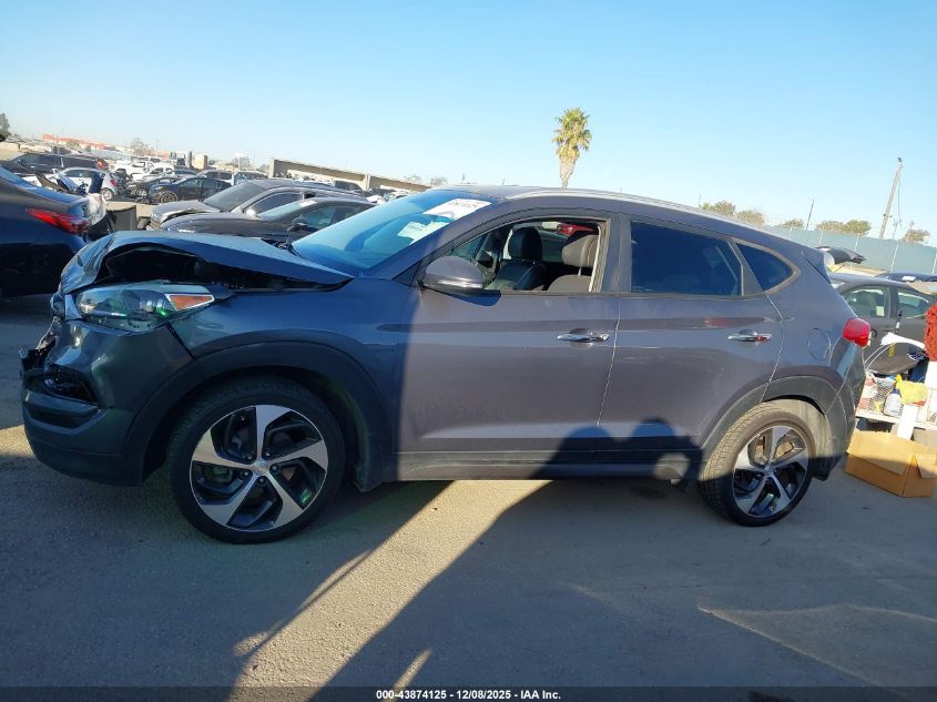 2016 Hyundai Tucson Limited VIN: KM8J33A28GU112086 Lot: 43874125