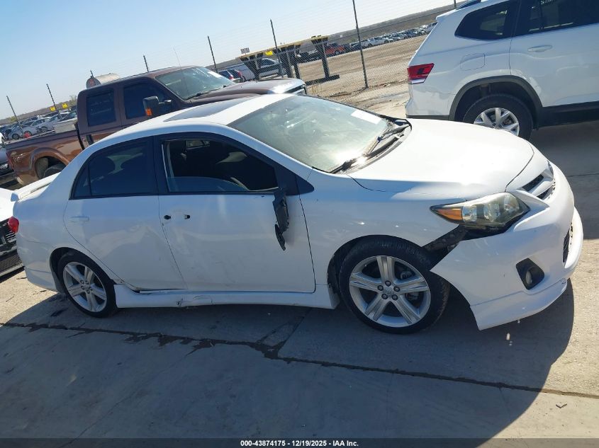 2013 Toyota Corolla S VIN: 5YFBU4EEXDP224803 Lot: 43874175