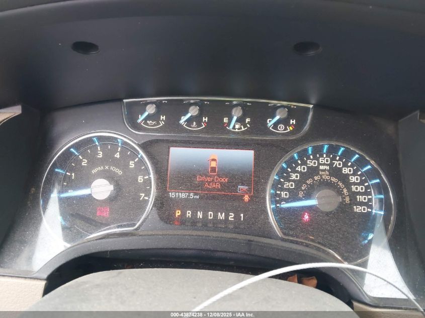 2011 Ford F-150 Lariat VIN: 1FTFX1EFXBFA36416 Lot: 43874238