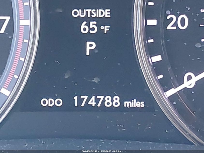 2013 Lexus Gs 350 VIN: JTHBE1BL9D5016180 Lot: 43874248