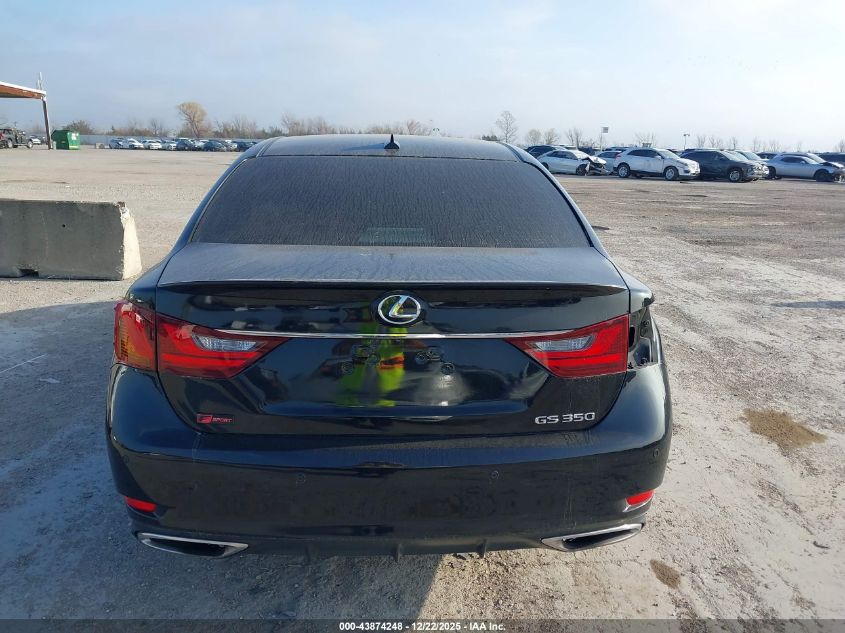 2013 Lexus Gs 350 VIN: JTHBE1BL9D5016180 Lot: 43874248