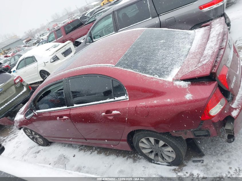 2011 Honda Civic Ex-L VIN: 2HGFA1F91BH518282 Lot: 43874253