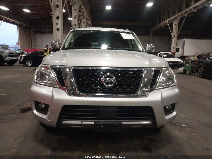 2019 Nissan Armada Sl VIN: JN8AY2NC2KX511879 Lot: 43874269