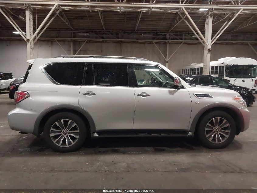 2019 Nissan Armada Sl VIN: JN8AY2NC2KX511879 Lot: 43874269