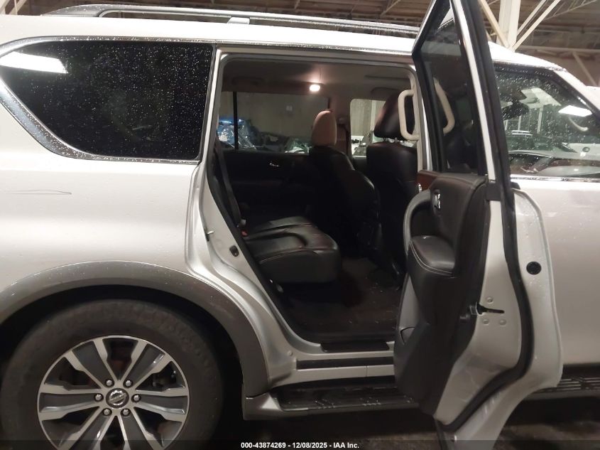 2019 Nissan Armada Sl VIN: JN8AY2NC2KX511879 Lot: 43874269