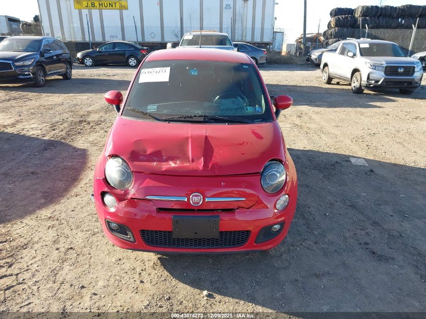 2015 Fiat 500 Sport VIN: 3C3CFFBR9FT653002 Lot: 43874273