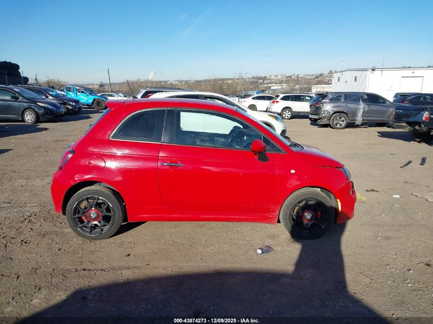 2015 Fiat 500 Sport VIN: 3C3CFFBR9FT653002 Lot: 43874273