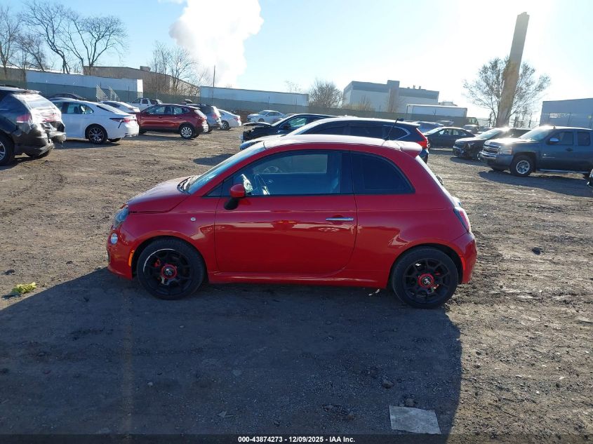 2015 Fiat 500 Sport VIN: 3C3CFFBR9FT653002 Lot: 43874273