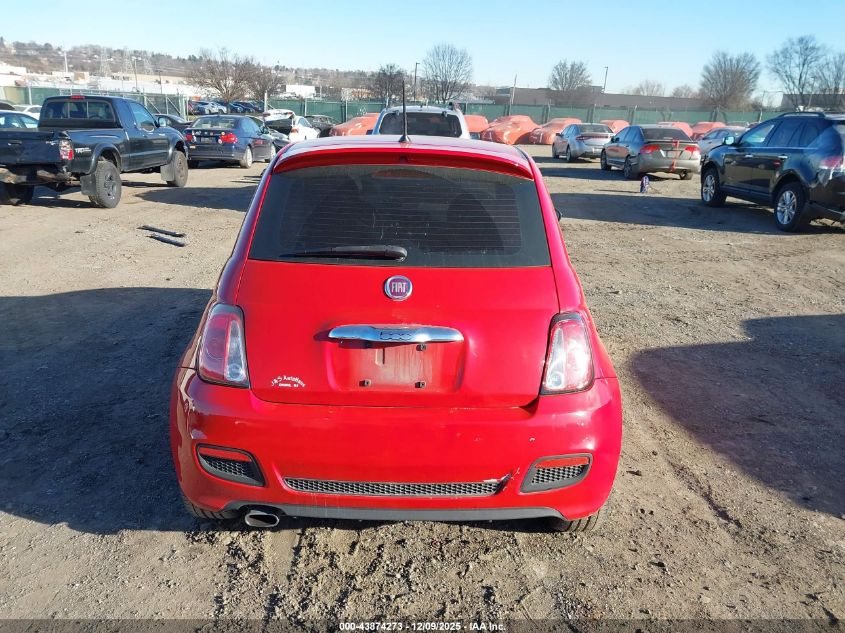 2015 Fiat 500 Sport VIN: 3C3CFFBR9FT653002 Lot: 43874273
