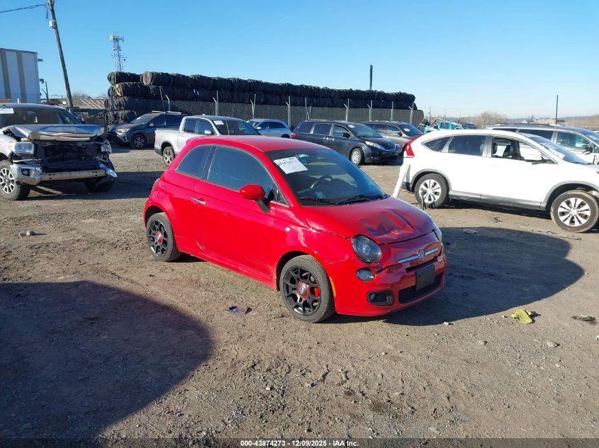 2015 Fiat 500 Sport VIN: 3C3CFFBR9FT653002 Lot: 43874273