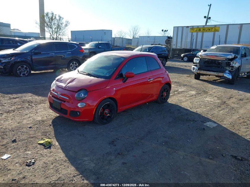 2015 Fiat 500 Sport VIN: 3C3CFFBR9FT653002 Lot: 43874273