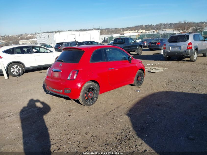 2015 Fiat 500 Sport VIN: 3C3CFFBR9FT653002 Lot: 43874273