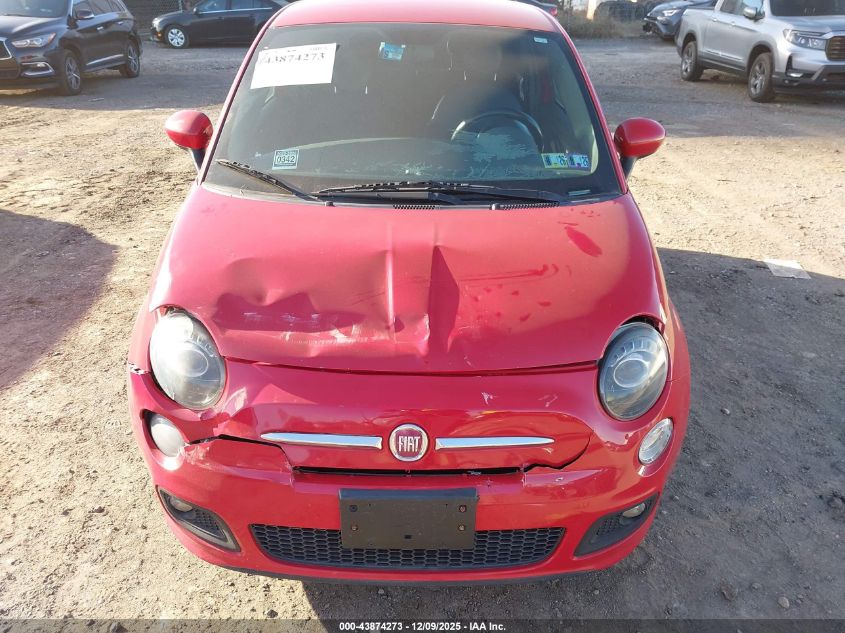 2015 Fiat 500 Sport VIN: 3C3CFFBR9FT653002 Lot: 43874273