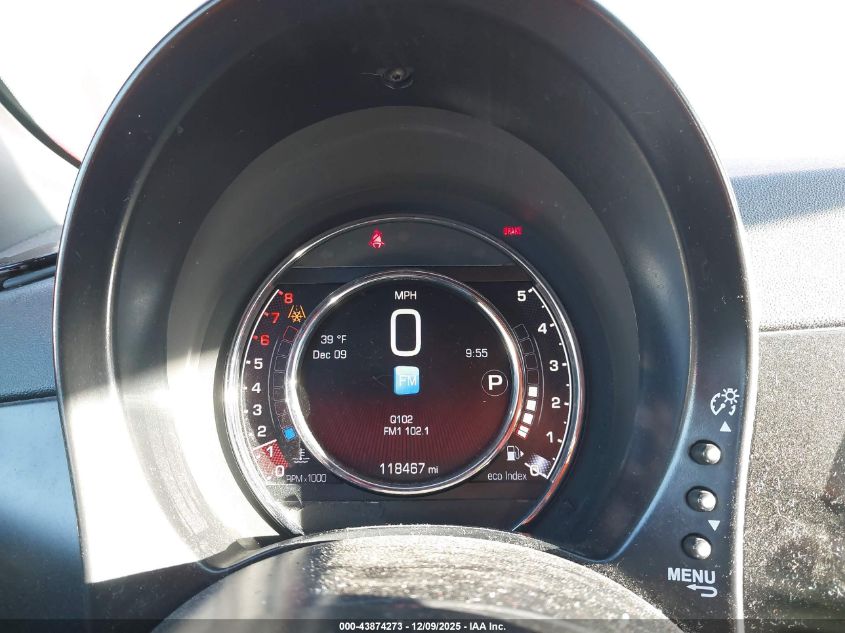 2015 Fiat 500 Sport VIN: 3C3CFFBR9FT653002 Lot: 43874273