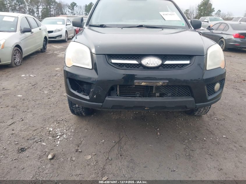 2009 Kia Sportage Lx V6 VIN: KNDJF723297586286 Lot: 43874297