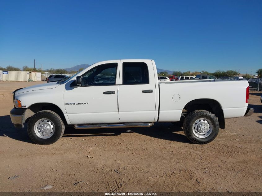 2003 Dodge Ram 2500 Slt/Laramie/St VIN: 3D7KU28W83G806692 Lot: 43874299