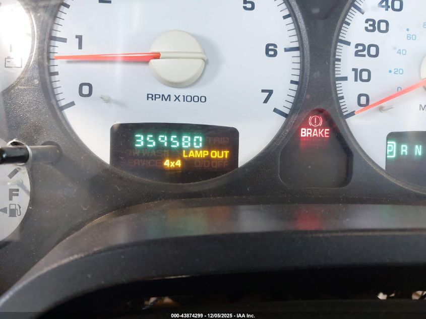 2003 Dodge Ram 2500 Slt/Laramie/St VIN: 3D7KU28W83G806692 Lot: 43874299