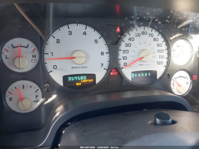 2003 Dodge Ram 2500 Slt/Laramie/St VIN: 3D7KU28W83G806692 Lot: 43874299