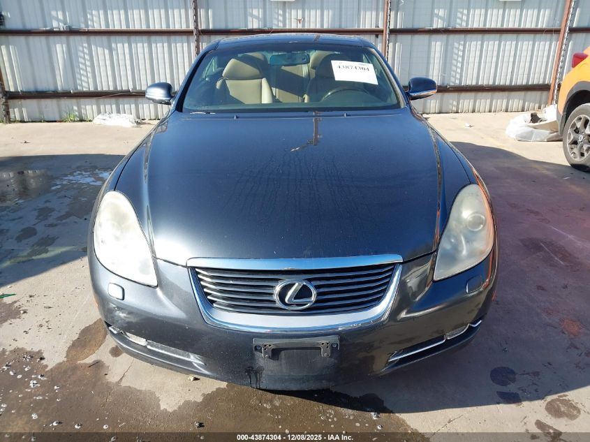 2006 Lexus Sc 430 VIN: JTHFN48Y369009257 Lot: 43874304