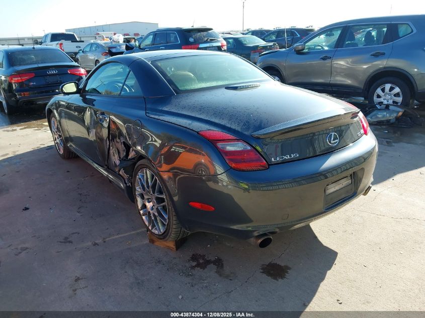 2006 Lexus Sc 430 VIN: JTHFN48Y369009257 Lot: 43874304