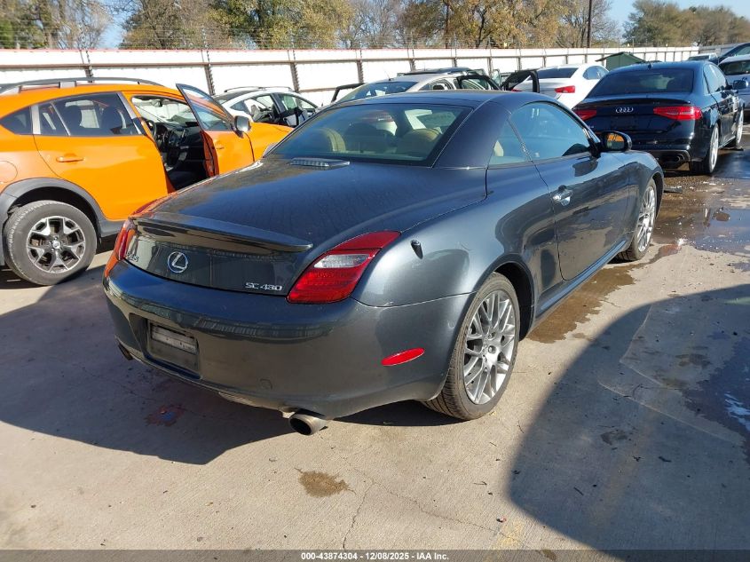 2006 Lexus Sc 430 VIN: JTHFN48Y369009257 Lot: 43874304