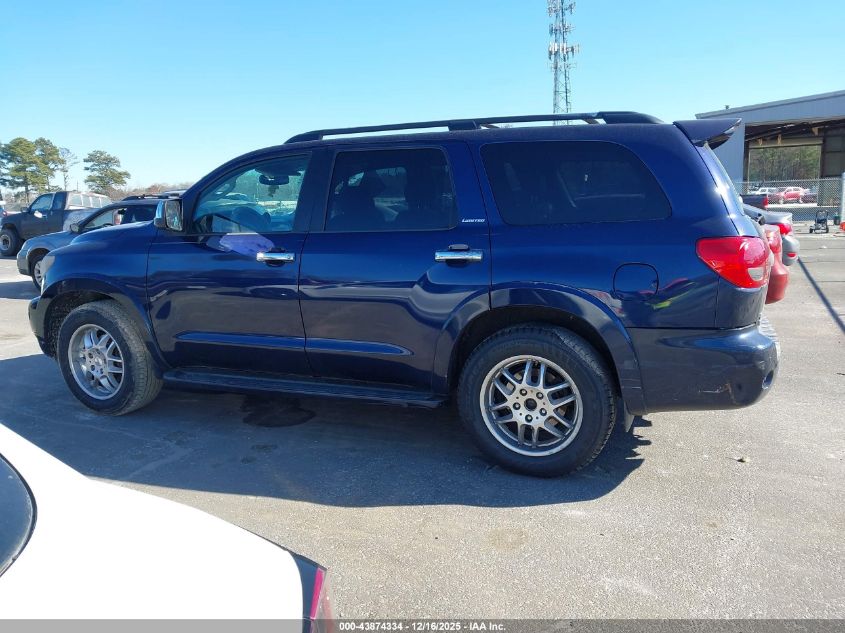 2008 Toyota Sequoia Limited 5.7L V8 VIN: 5TDZY68A78S003163 Lot: 43874334