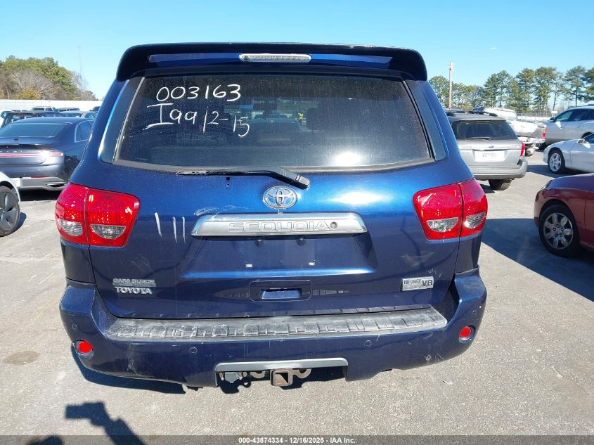 2008 Toyota Sequoia Limited 5.7L V8 VIN: 5TDZY68A78S003163 Lot: 43874334