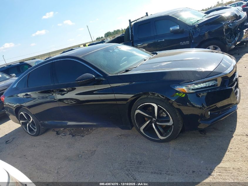 2022 Honda Accord Sport VIN: 1HGCV1F32NA017844 Lot: 43874370