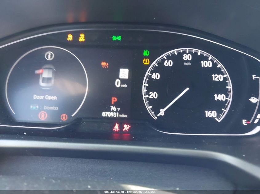 2022 Honda Accord Sport VIN: 1HGCV1F32NA017844 Lot: 43874370