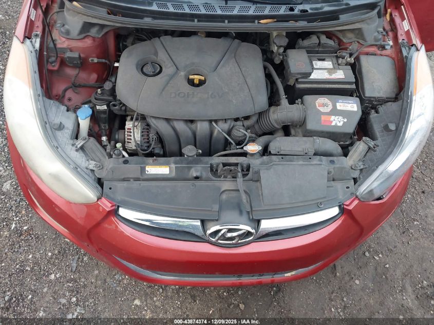 2012 Hyundai Elantra Gls (Ulsan Plant) VIN: KMHDH4AE7CU189153 Lot: 43874374