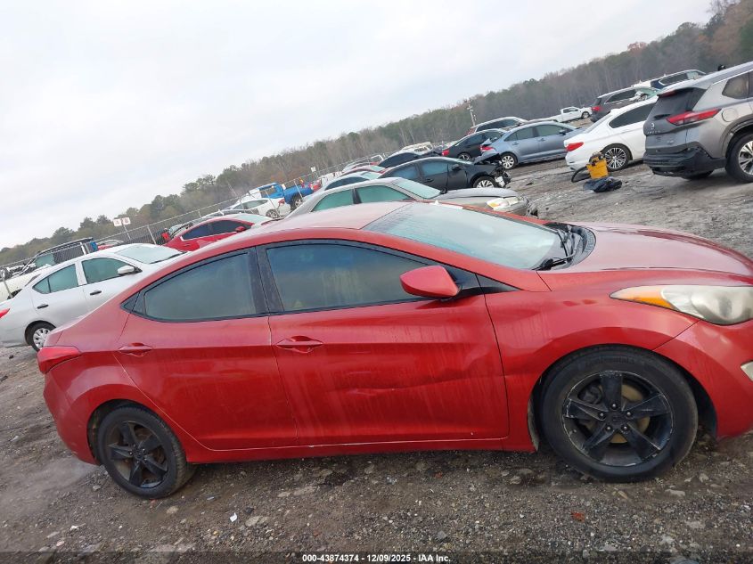 2012 Hyundai Elantra Gls (Ulsan Plant) VIN: KMHDH4AE7CU189153 Lot: 43874374