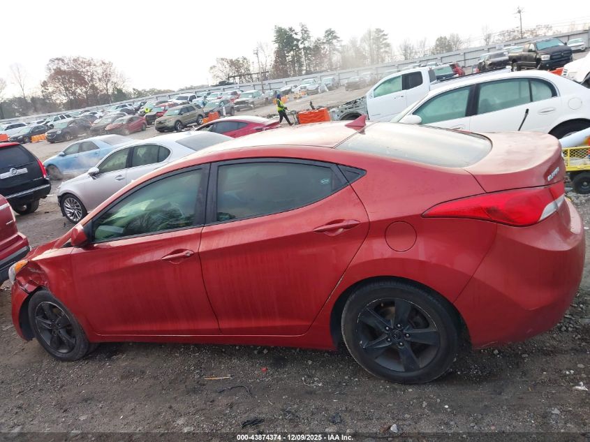 2012 Hyundai Elantra Gls (Ulsan Plant) VIN: KMHDH4AE7CU189153 Lot: 43874374