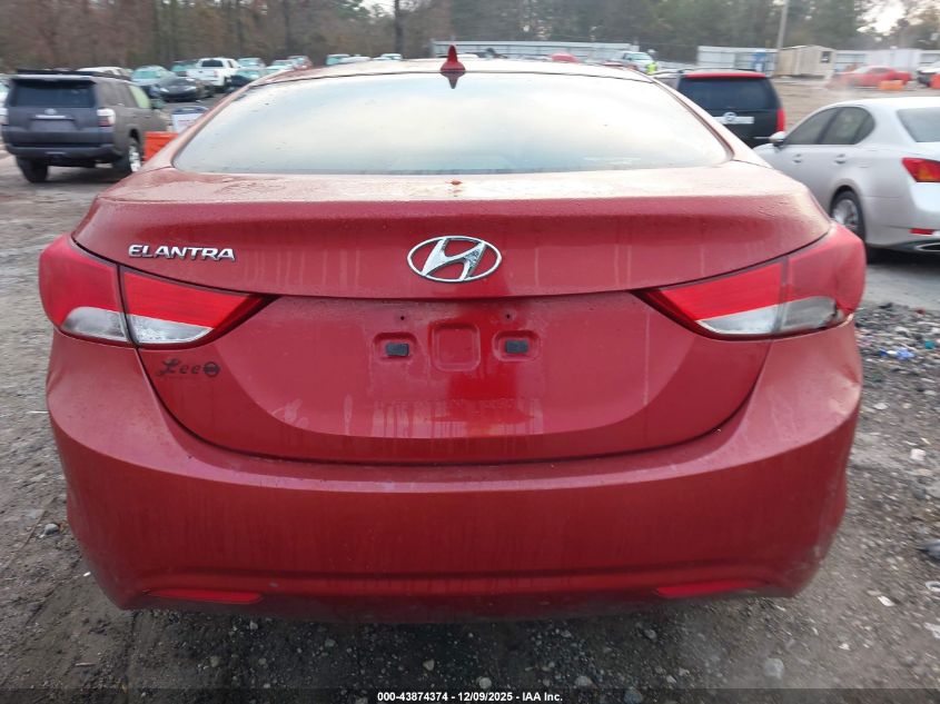 2012 Hyundai Elantra Gls (Ulsan Plant) VIN: KMHDH4AE7CU189153 Lot: 43874374