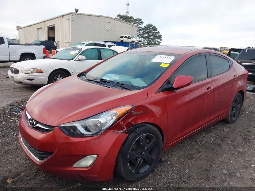 2012 Hyundai Elantra Gls (Ulsan Plant) VIN: KMHDH4AE7CU189153 Lot: 43874374