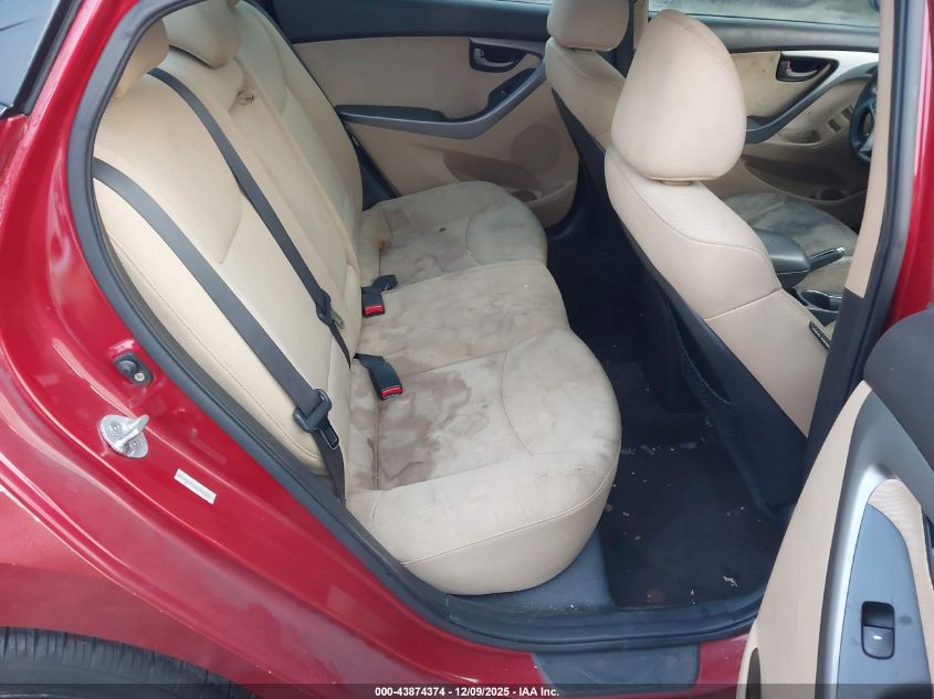 2012 Hyundai Elantra Gls (Ulsan Plant) VIN: KMHDH4AE7CU189153 Lot: 43874374